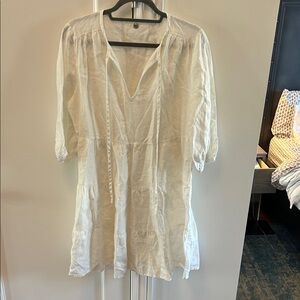 Margaret O'Leary Cream Tunic Top